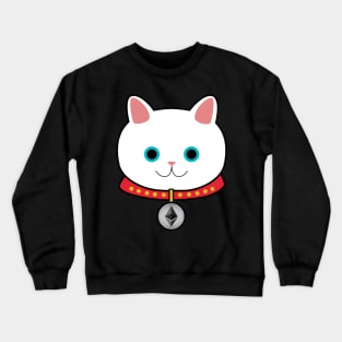 Ethereum Cat Shirt and Hoodie Crewneck Sweatshirt